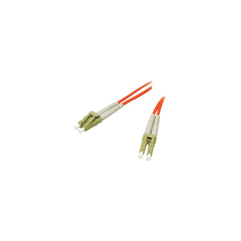 C2G Low-Smoke Zero-Halogen - Patch kabel - multirežim LC (M) do multirežim LC (M) - 5 m - 5 m - optické vlákno - 62,5 / 125