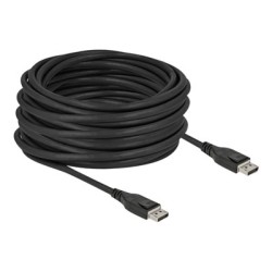 Delock - Kabel DisplayPort - DisplayPort (M) do DisplayPort (M) - DisplayPort 1.4 - 15 m - aktivní, podpora 8K60Hz (7680 x