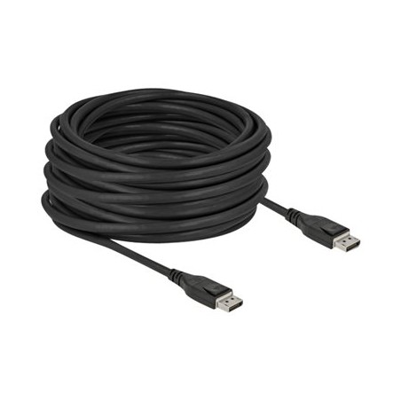 Delock - Kabel DisplayPort - DisplayPort (M) do DisplayPort (M) - DisplayPort 1.4 - 15 m - aktivní, podpora 8K60Hz (7680 x
