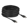 Delock - Kabel DisplayPort - DisplayPort (M) do DisplayPort (M) - DisplayPort 1.4 - 15 m - aktivní, podpora 8K60Hz (7680 x