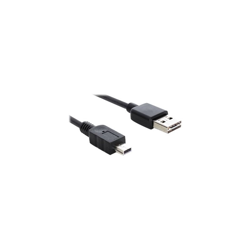 Delock Easy - Kabel USB - USB (M) reverzní do mini-USB typ B (M) - USB 2.0 - 2 m - černá
