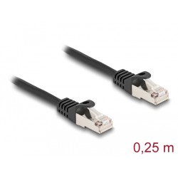 Delock - Sítový kabel - RJ-50 (M) do RJ-50 (M) - 25 cm - S/FTP - provedení bez hrbolku - cerná