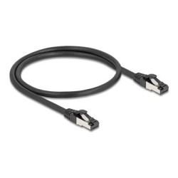 Delock - Patch kabel - RJ-45 (M) do RJ-45 (M) - 50 cm - 6 mm - S/FTP, PiMF - CAT 8.1 - neobsahuje halogen, lisovaný, provedení