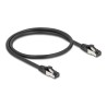 Delock - Patch kabel - RJ-45 (M) do RJ-45 (M) - 50 cm - 6 mm - S/FTP, PiMF - CAT 8.1 - neobsahuje halogen, lisovaný, provedení
