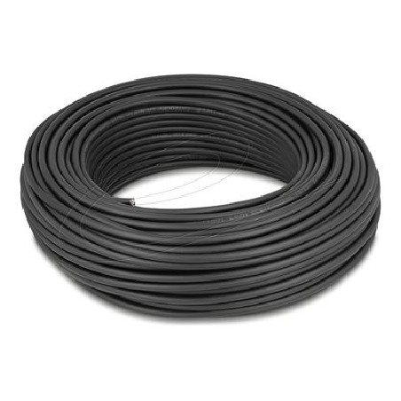 Delock - Kabel horizontální - 50 m - 4.9 mm - U/FTP - CAT 6a - neobsahuje halogen, tenký, flexibilní - cerná