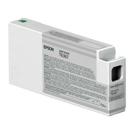 Epson originální ink C13T636700, light black, 700ml