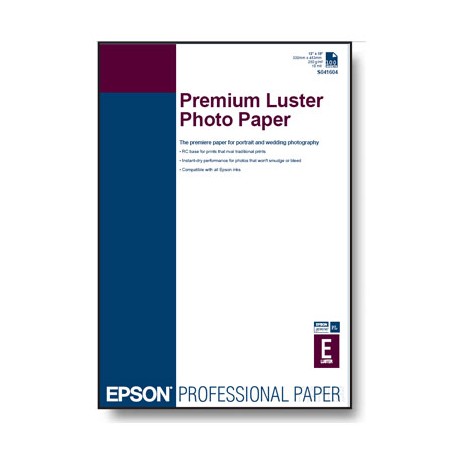 Epson Premium Luster Photo Paper, C13S041785, foto papír, lesklý, bílý, A3+, 235 g/m2, 100 ks, inkoustový