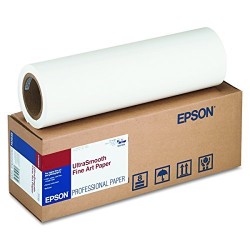 Epson 420/15.2/Ultrasmooth Fine Art Paper Roll, 17", C13S042074, 250 g/m2, papír, 420mmx15.2m, bílý, pro inkoustové tiskárny