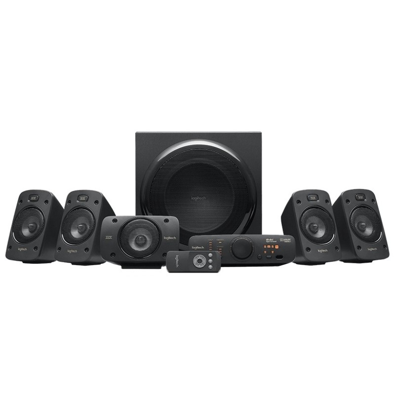Logitech reproduktory Z906-Digital, 5.1, 500W, černé, dálkové ovládání, výborné basy, Subwoofer 165W