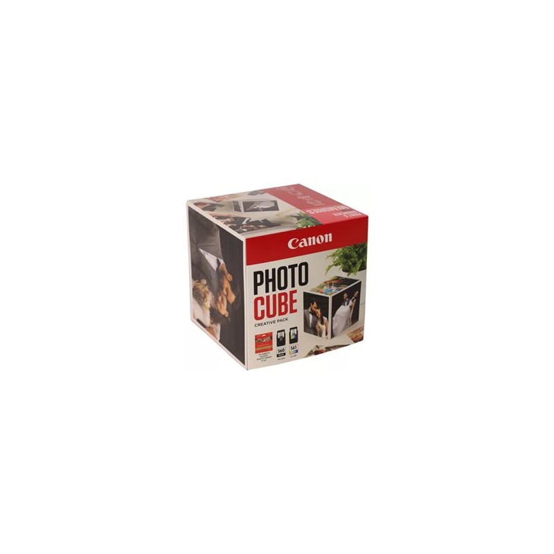 Canon originální ink PG-560/CL-561 PHOTO CUBE Creative Pack White PINK, 3713C011, CMYK
