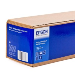 Epson 610/12.2/WaterResistant Matte Canvas Roll, matný, 24", C13S042014, 375 g/m2, papír, 610mmx12.2m, bílý, pro inkoustové
