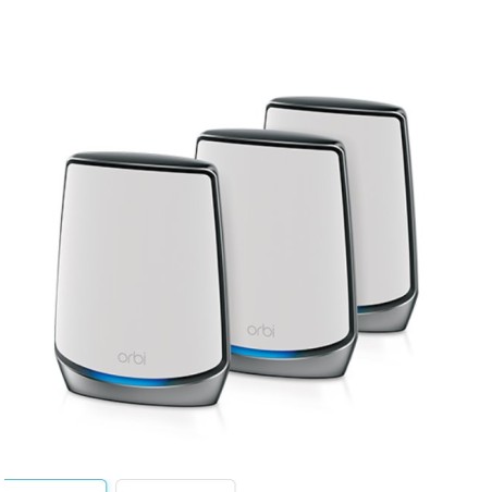 NETGEAR Orbi RBK853 - Systém WiFi - (router, 2 extendery) - mesh 1GbE, 2.5GbE - Wi-Fi 5, Wi-Fi 6 - Tri-Band