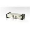 ATEN přepínač 4-port KVMP USB+PS/2, usb hub, audio, OSD, 1.2m kabely