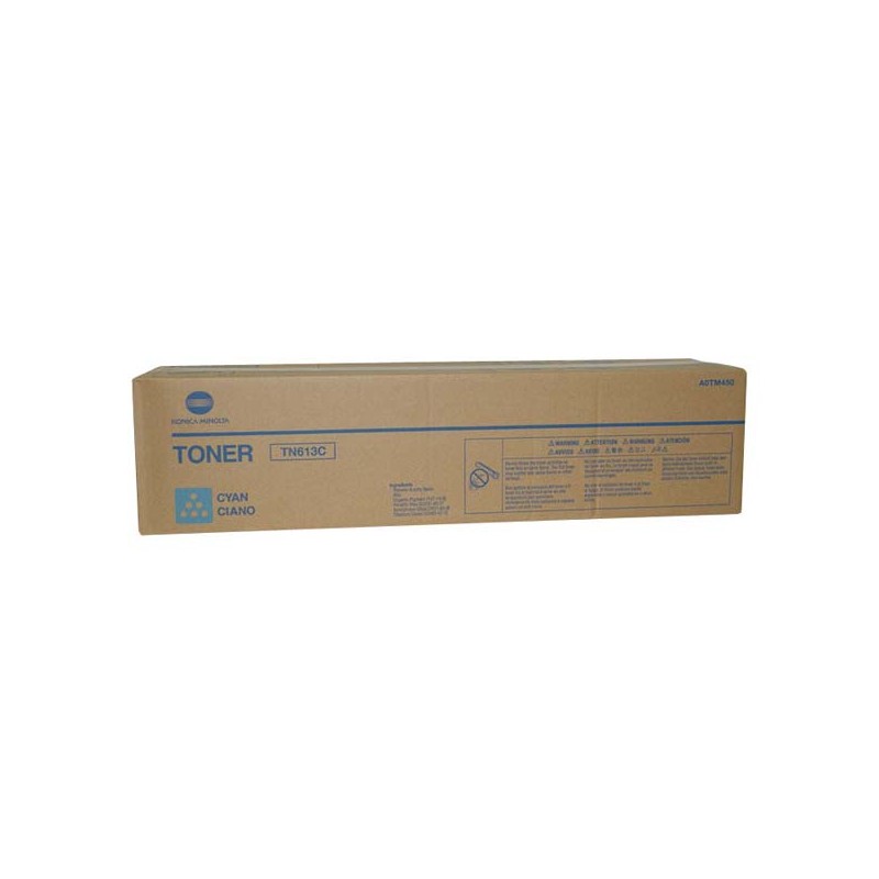 Konica Minolta originální toner A0TM450, TN613C, cyan, 30000str.