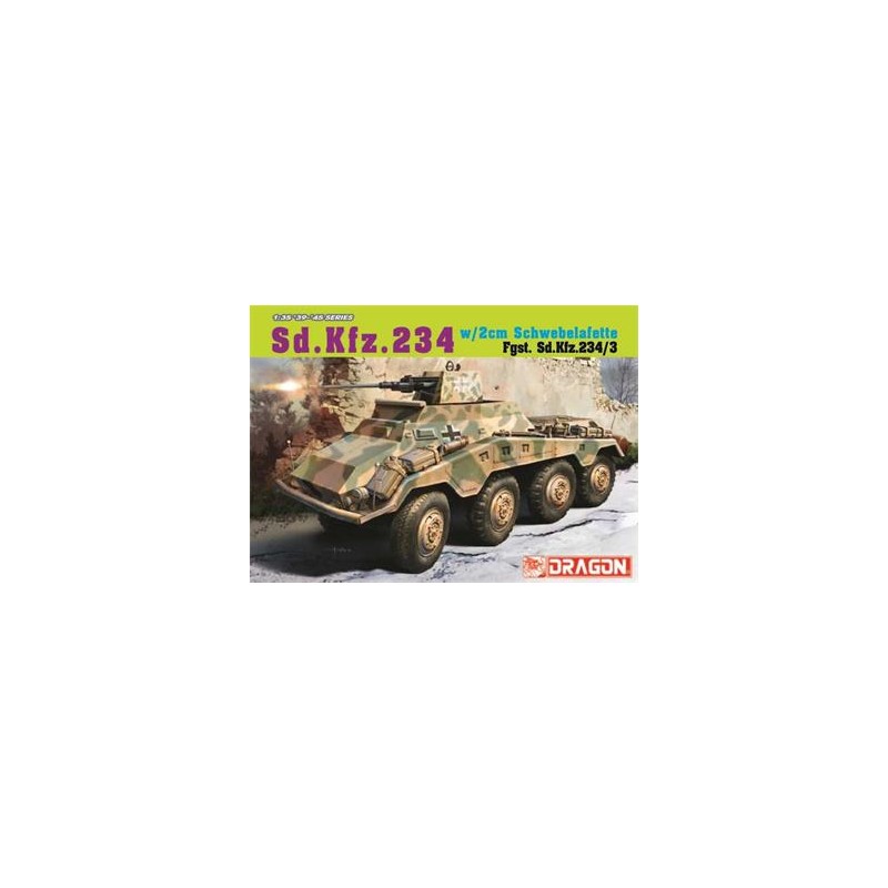 Model Kit military 6969 - Sd.Kfz. 234/3 w/2cm Schwebelafette (2cm) (1:35)