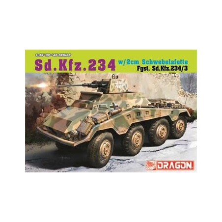Model Kit military 6969 - Sd.Kfz. 234/3 w/2cm Schwebelafette (2cm) (1:35)