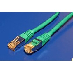 FTP patchkabel kat. 5e, 0,25m, zelený