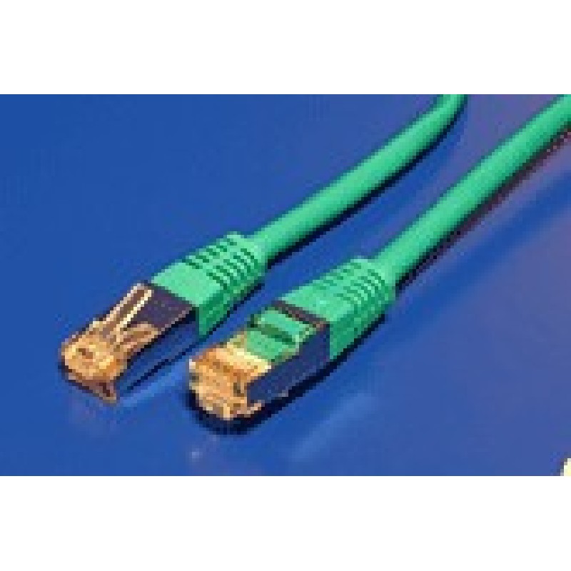 FTP patchkabel kat. 5e, 0,25m, zelený