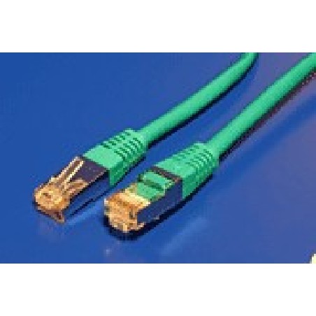 FTP patchkabel kat. 5e, 0,25m, zelený