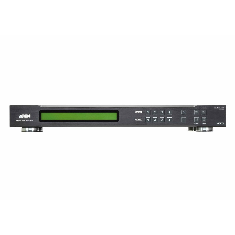 ATEN 4x4 port HDMI matrix přepínač a scaler, přenos na větší vzdálenosti do 15m VM-5404HA