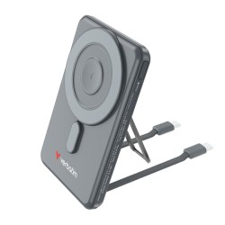 Verbatim Power banka Charge ,n, Go se dvěma kabely 5V, nabíjení telefonu, 32251, 5 000mAh, magnetické připevnění, šedá