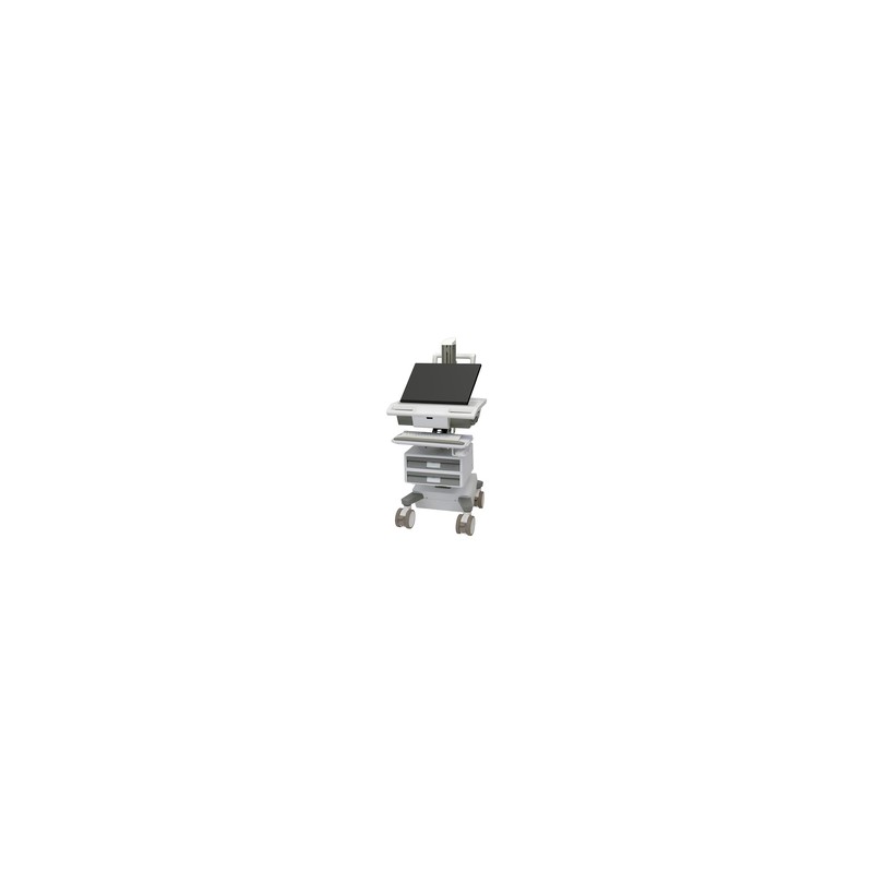 Ergotron Mosaic Flex Arm Cart/TIER 2 Std 1X1