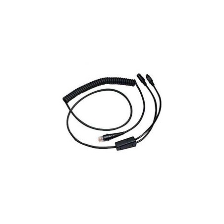 Cable: KBW, black, 2.4m (7.9´), straight, 5V external power