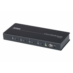 ATEN 4-port KM USB, audio, pouze klávesnice a myš