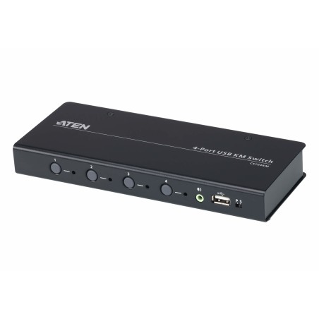 ATEN 4-port KM USB, audio, pouze klávesnice a myš