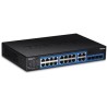 TRENDnet 20-port Gigabit Web Smart Switch, 4 Shared Mini-GBIC sloty