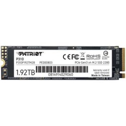 PATRIOT P310 1,92TB SSD / Interní / M.2 PCIe Gen3 x4 NVMe 1.3 / 2280
