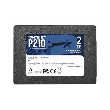 PATRIOT P210/2TB/SSD/2.5"/SATA/3R