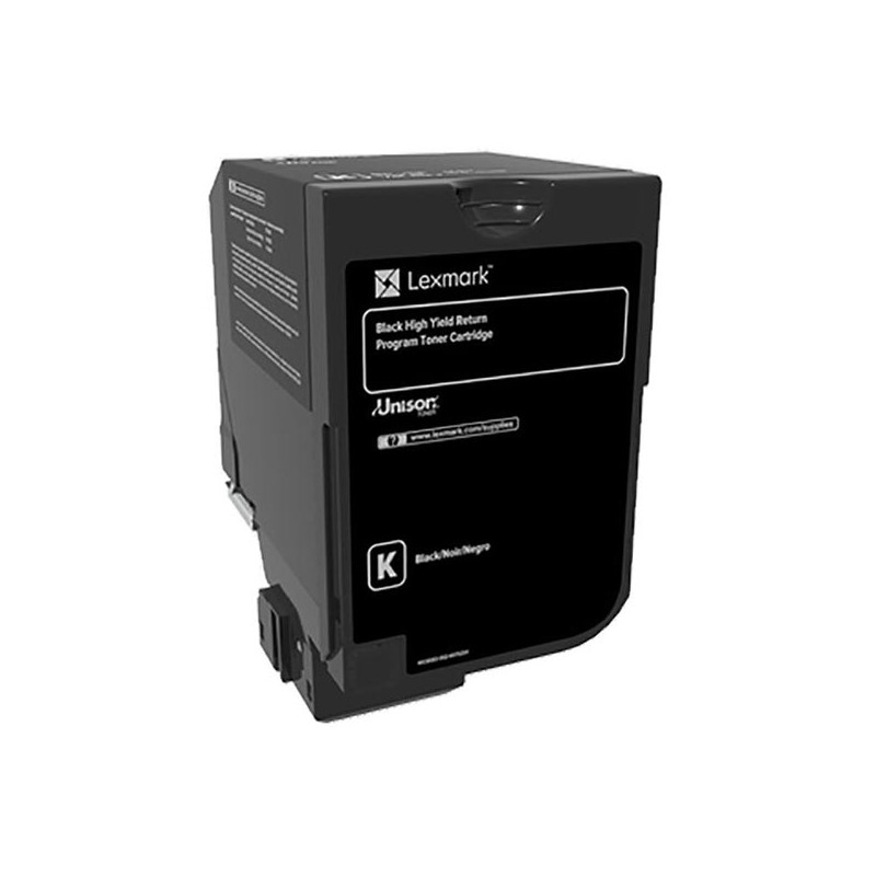 Lexmark originální toner 74C2HK0, black, 20000str., high capacity