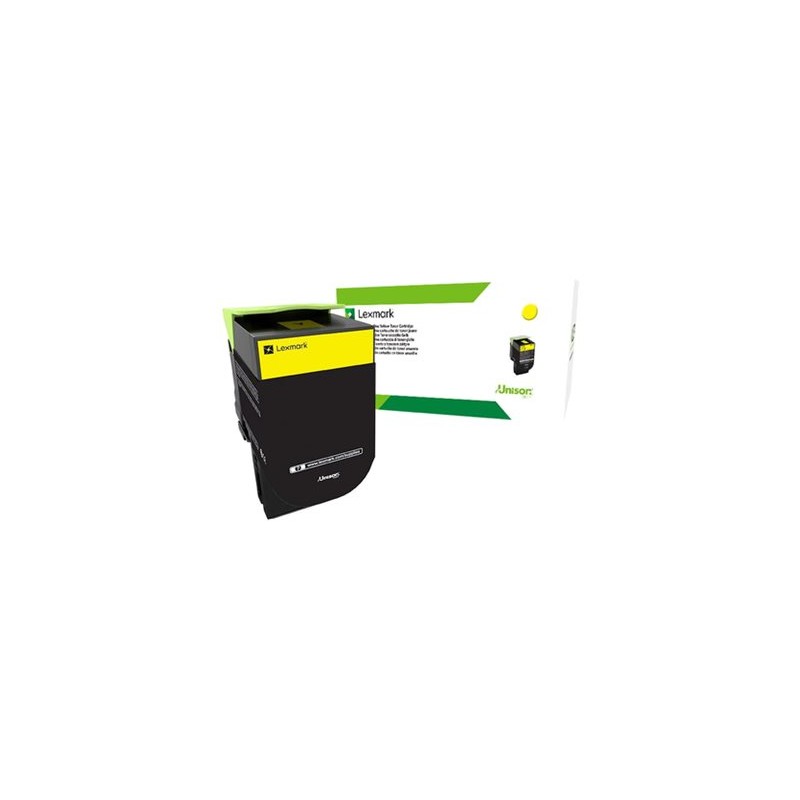 Lexmark originální toner 70C20YE, yellow, 1000str., return