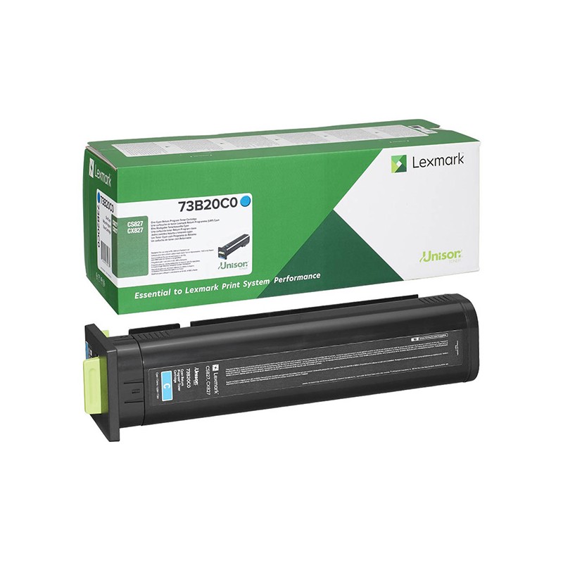 Lexmark originální toner 73B20C0, cyan, 15000str., return