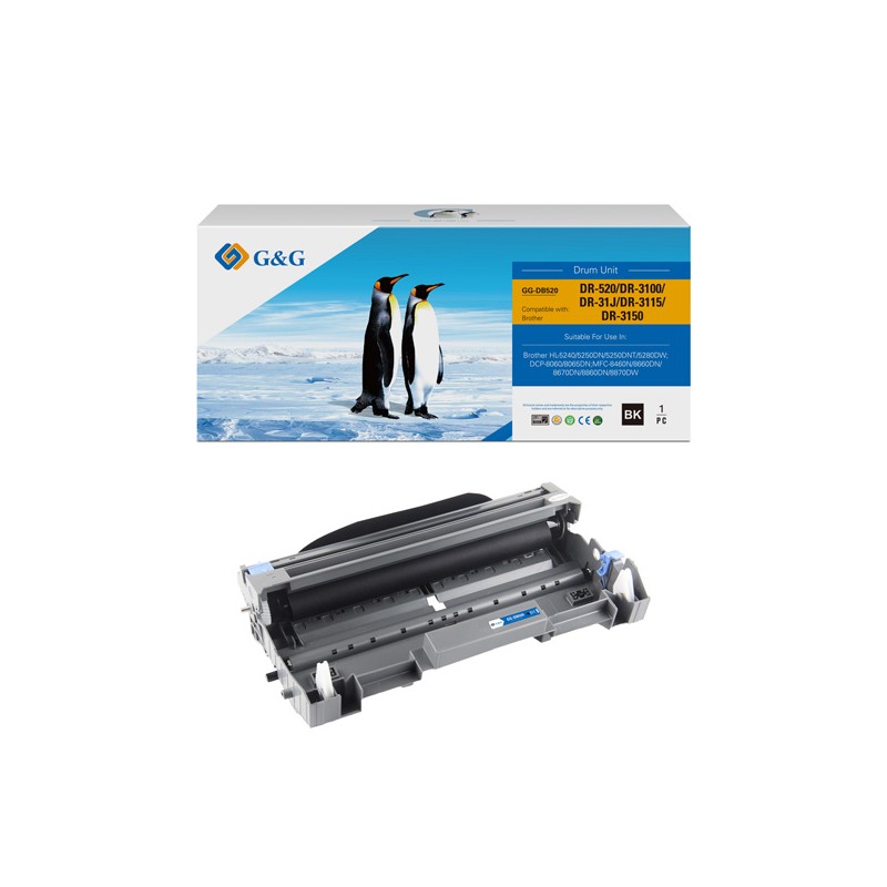 G&G kompatibilní válec s DR3100, black, 25000str.