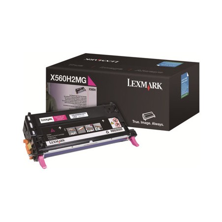 Lexmark originální toner X560H2MG, magenta, 10000str.