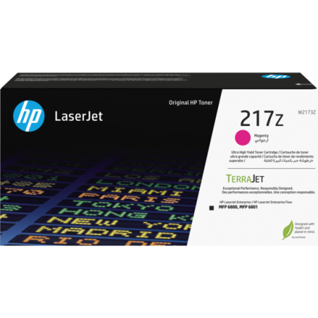 HP originální toner W2173Z, HP 217Z, magenta, 24000str.