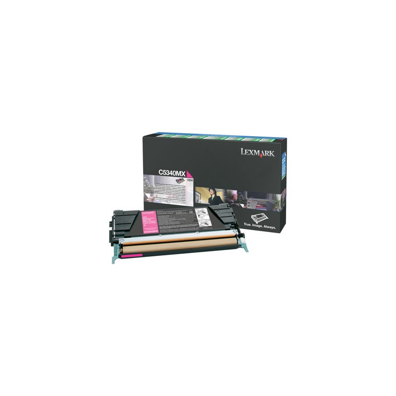Lexmark originální toner C5340MX, magenta, 7000str., return