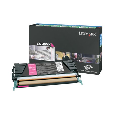 Lexmark originální toner C5340MX, magenta, 7000str., return