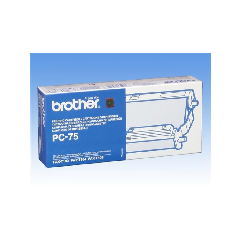 Brother originální fólie do faxu PC75, 1*140s, Brother Fax T-104, T-106