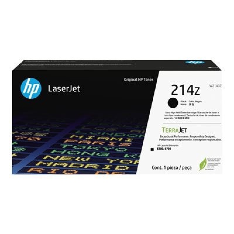 HP originální toner W2140Z, HP 214Z, black, 31000str.