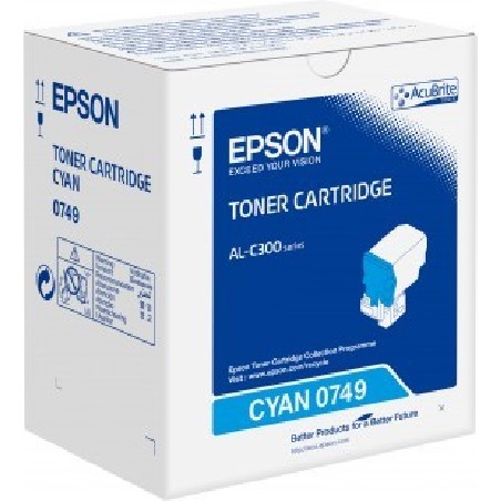 Epson originální toner C13S050749, cyan, 8800str.