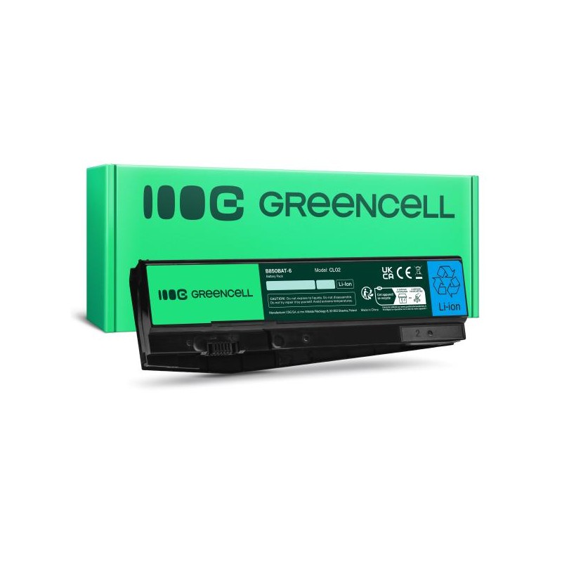 baterie Green Cell N850BAT-6 pro Clevo N850 N855 N857 N870 N871 N875, Hyperbook N85 N85S N87 N87S