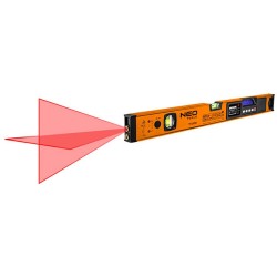 Digitální vodováha NEO TOOLS 60 cm, olovnice, čtvercový úhel, hliník