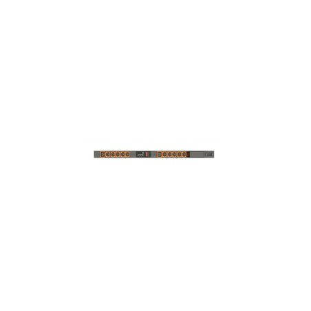 Vertiv Geist Rack PDU, Monitored (Outlet Level), EC, 0U, input IEC 60320 C20 power inlet 230V 16A, locking outputs (10)C13
