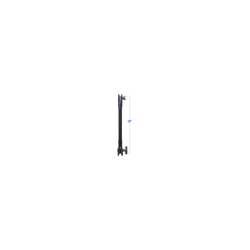 RAM® 18" PVC Pipe Extension with B Size & C Size Socket Arms