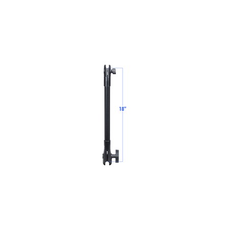 RAM® 18" PVC Pipe Extension with B Size & C Size Socket Arms