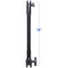RAM® 18" PVC Pipe Extension with B Size & C Size Socket Arms