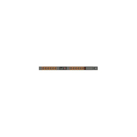 Vertiv Geist Rack PDU, Switched (Unit Level), EC, 0U, input IEC 60309 230V 16A, locking outputs (10)C13 (2)C19